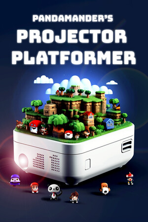 Pandamander's Projector Platformer cover art