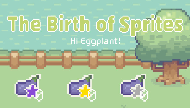 Hi Eggplant : The Birth of Sprites
