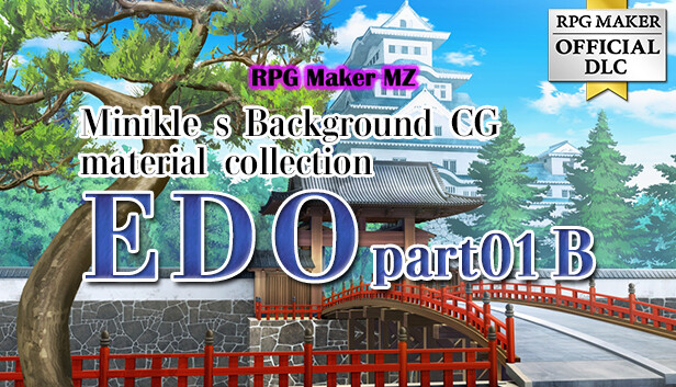 RPG Maker MZ - Minikle's Background CG Material Collection EDO part01 B Steam capsule image