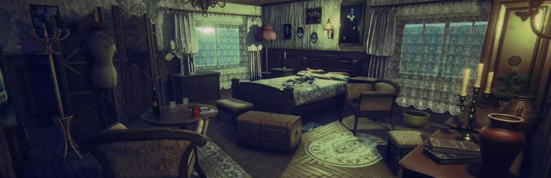 3d Puzzle Vintage House