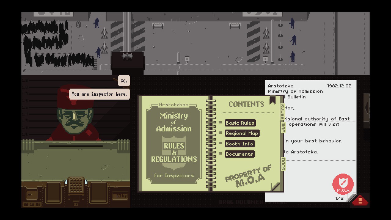 unlocking all PAPERS PLEASE steam Badges 