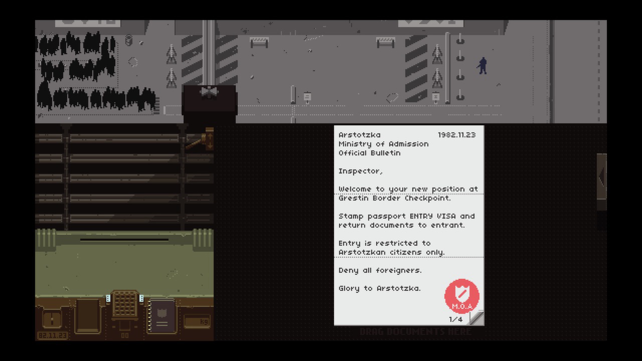 Dystopian document thriller game Papers, Please is now available on iPhone  and Android