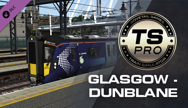 Train Simulator: Glasgow to Dunblane and Alloa Route Add-On Steam capsule image