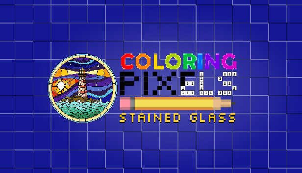 Coloring Pixels - Stained Glass Pack Steam capsule image