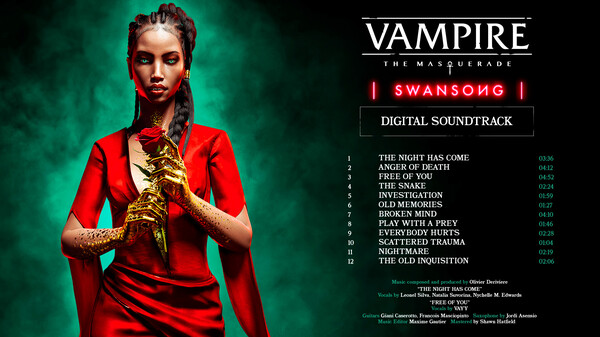 Vampire: The Masquerade - Swansong Digital Soundtrack DLC Steam CD Key