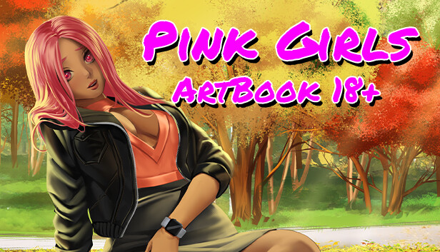 Pink Girls - Artbook 18+ Steam capsule image