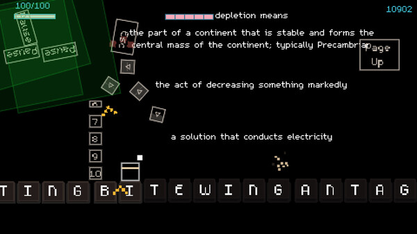 ภาพจากเกม Typing Bullets ภาพที่ 5