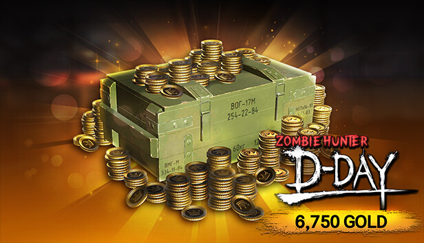 Zombie Hunter: D-Day - 6,750 Gold Pack Steam capsule image