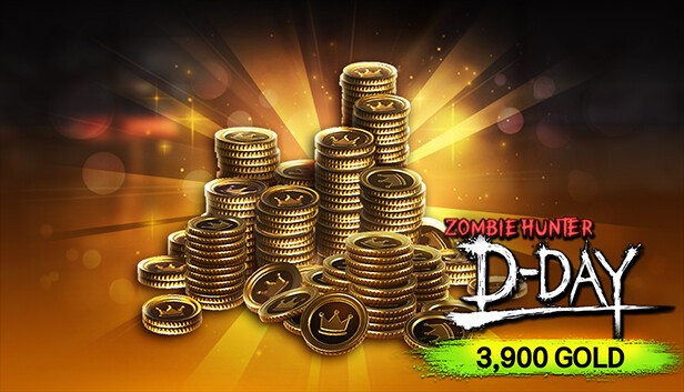 Zombie Hunter: D-Day - 3,900 Gold Pack Steam capsule image