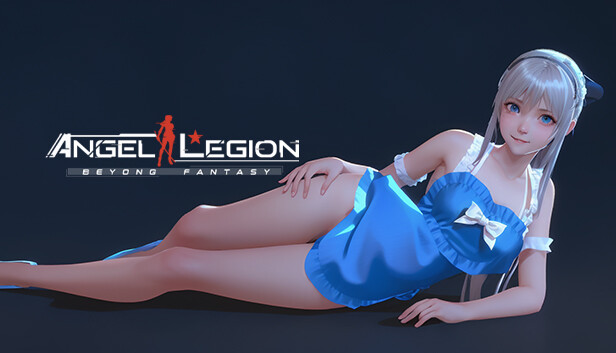 Angel Legion-DLC Seductive Maid (Blue) Steam capsule image
