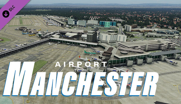 X-Plane 12 Add-on: Aerosoft - Airport Manchester Steam capsule image
