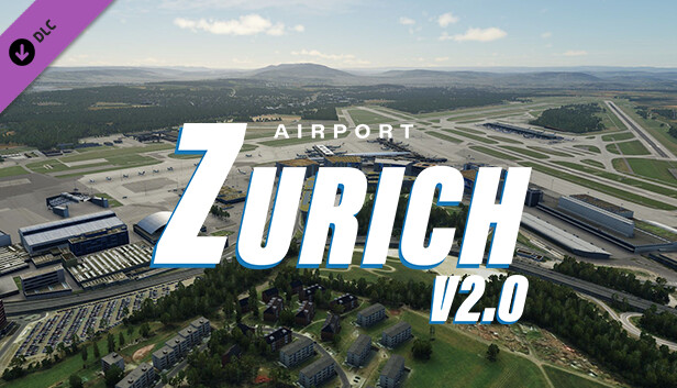 X-Plane 12 Add-on: Aerosoft - Airport Zurich V2.0 Steam capsule image