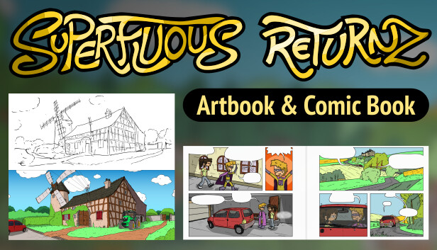 Superfluous Returnz Artbook & Comic Book Steam capsule image