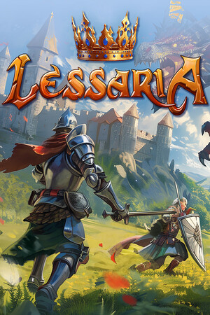 Lessaria: Fantasy Kingdom Sim mobile game logo