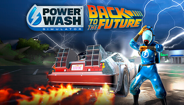 New PowerWash Simulator DLC goes “Back to the Future”