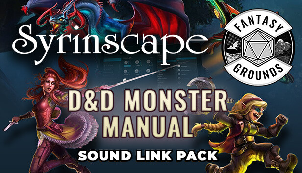 Fantasy Grounds - D&D Monster Manual - Syrinscape Sound Link Pack Steam capsule image