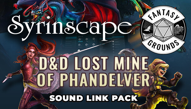 Fantasy Grounds - D&D Lost Mine of Phandelver - Syrinscape Sound Link Pack Steam capsule image