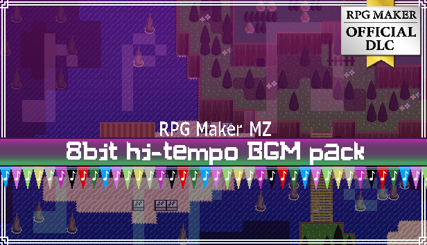 RPG Maker MZ - 8bit hi-tempo BGM pack Steam capsule image