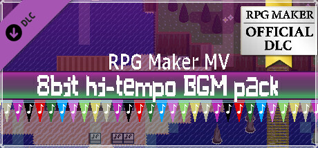 RPG Maker MV - 8bit hi-tempo BGM pack header image