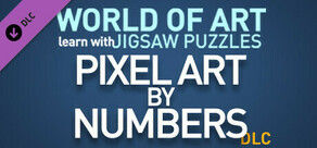 WORLD OF ART - learn with JIGSAW PUZZLES: PIXEL ART BY NUMBERS