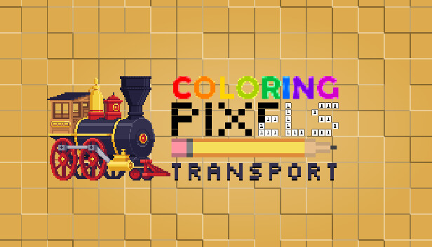 Coloring Pixels - Transport Pack Steam capsule image