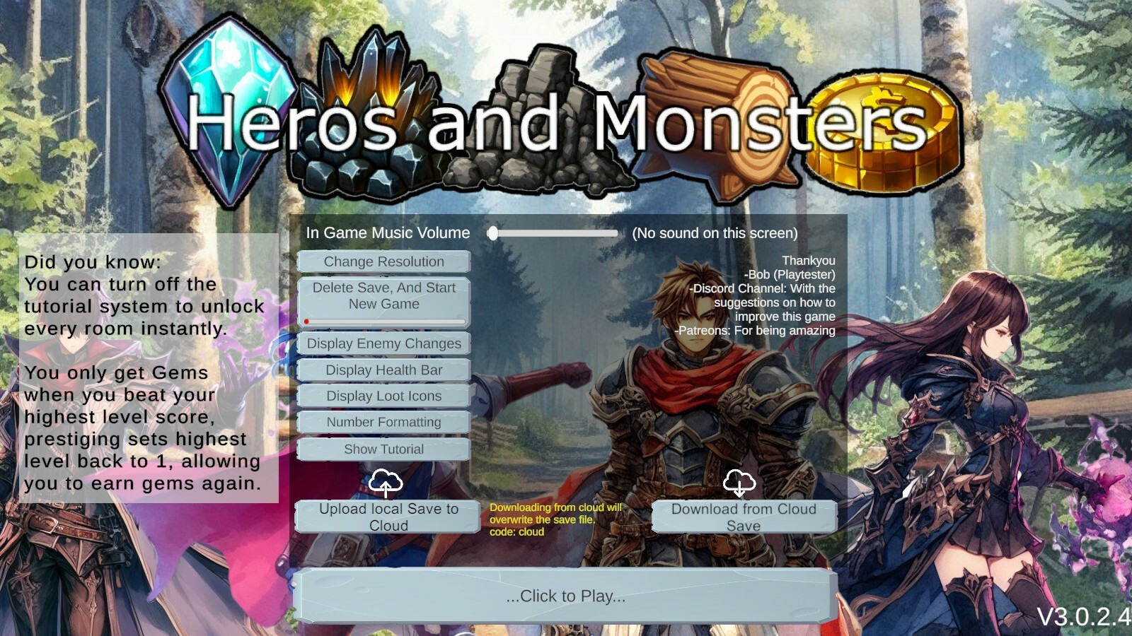 Heros and Monsters: Idle Clicker Game - Update v 2.1.0 : r/incremental_games