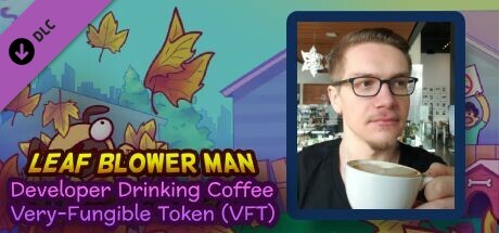 Leaf Blower Man - Developer Drinking Coffee JPEG