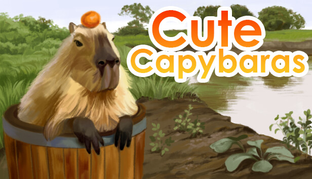 Cute Capybaras - Digital Artbook + Bonus Videos Steam capsule image