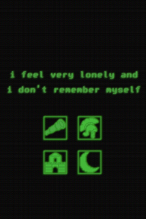 i feel very lonely and i don't remember myself cover art