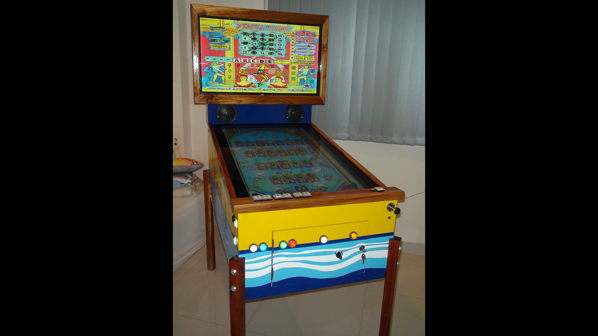 Bingo pinball top