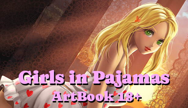 Girls in Pajamas - Artbook 18+ Steam capsule image