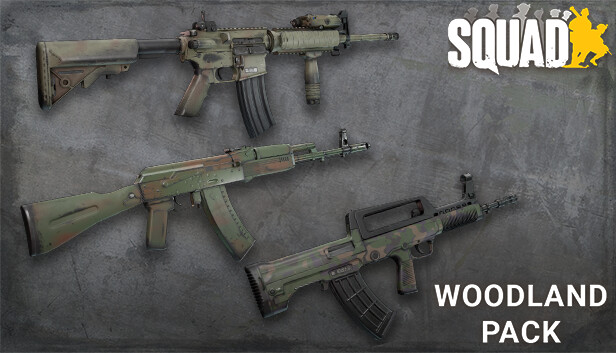 Squad Weapon Skins - Woodland Camo Pack Steam capsule image