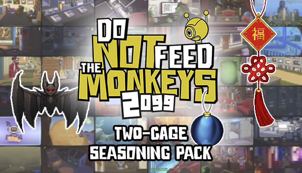 Do Not Feed the Monkeys 2099 - Two cage seasoning pack Steam capsule image
