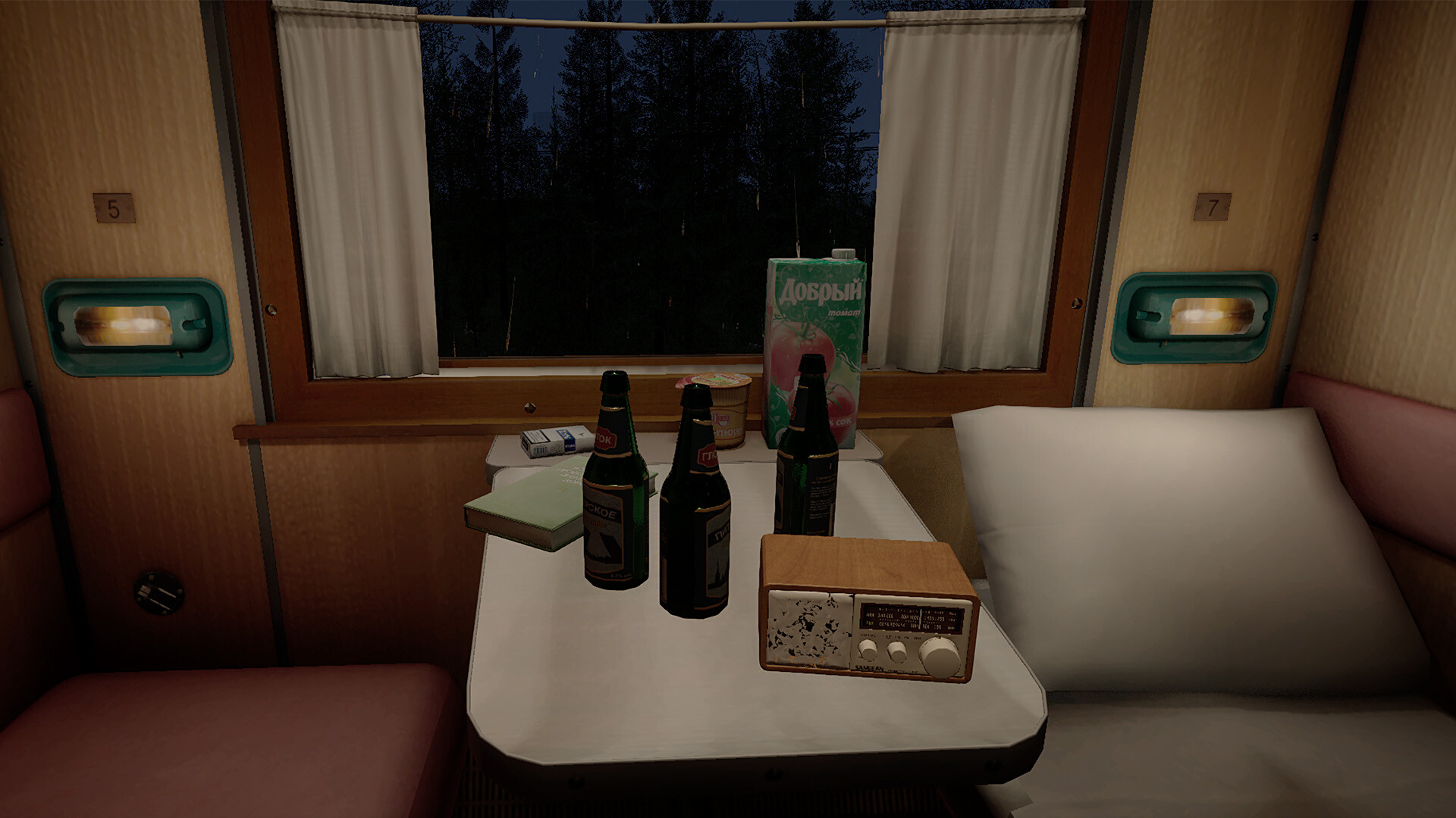 Russian Train Trip 3 beer on the train on Steam