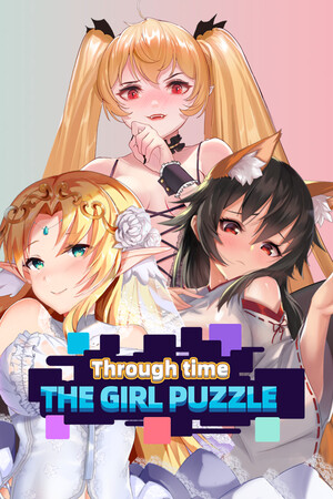 Through time the girl puzzle cover art