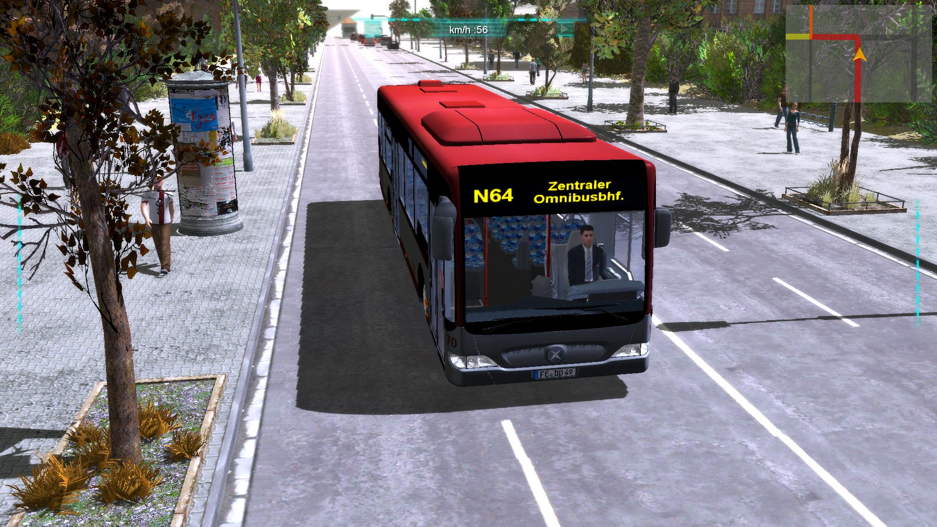 Трек симулятор автобуса