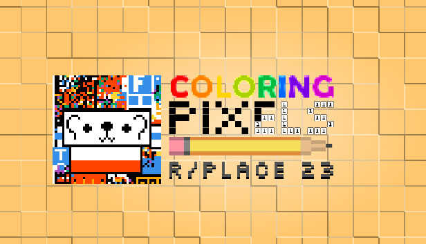 Coloring Pixels - r/Place 2023 Pack Steam capsule image