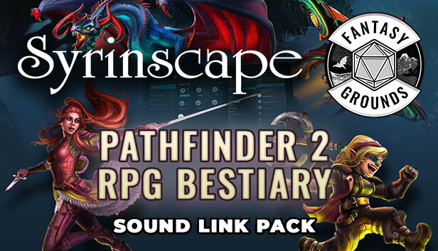 Fantasy Grounds - Pathfinder 2 RPG - Bestiary - Syrinscape Sound Link Pack Steam capsule image