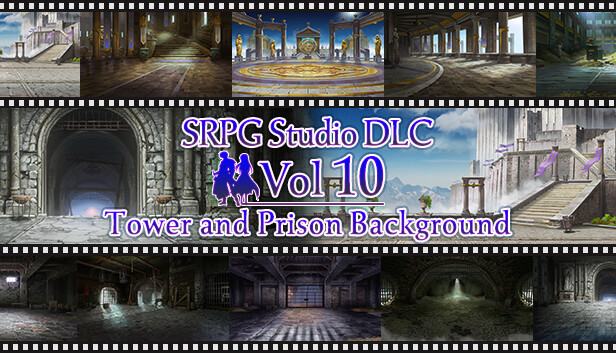 SRPG Studio Tower and Prison Background Steam capsule image