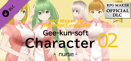 RPG Maker 3D Character Converter - Gee-kun-soft character 02 nurse Steam header image