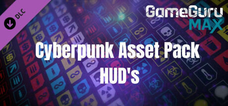 GameGuru MAX Cyberpunk Asset Pack - HUD's header image