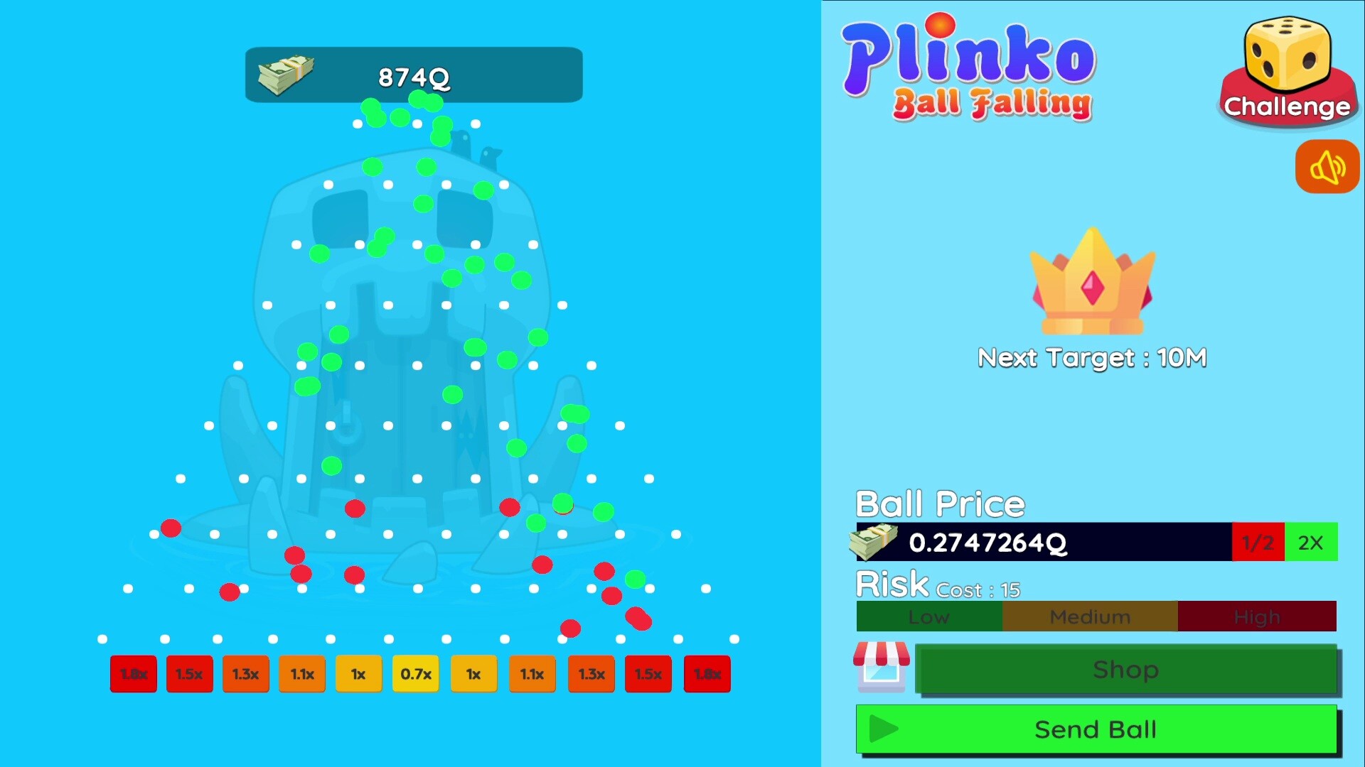 plinko casino game real money