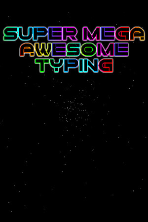 Super Mega Awesome Typing cover art