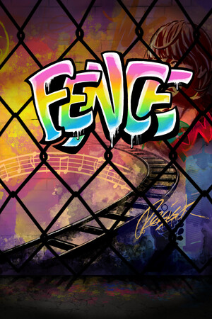 Fence cover art