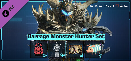 Exoprimal - Barrage Monster Hunter Set header image