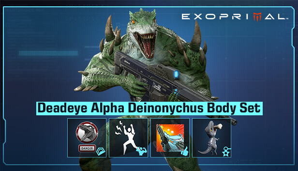 Exoprimal - Deadeye Alpha Deinonychus Body Set Steam capsule image