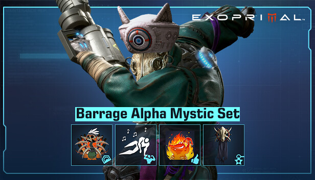 Exoprimal - Barrage Alpha Mystic Set Steam capsule image
