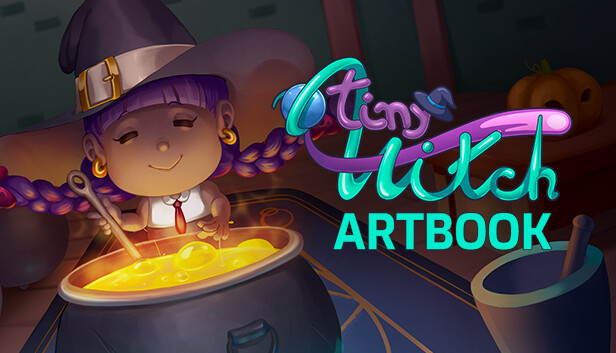 Tiny Witch - Digital Artbook Steam capsule image