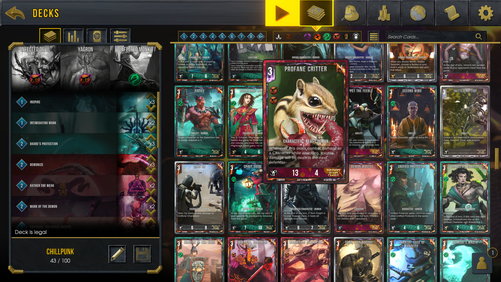 Infinity Wars: Animated Trading Card Game on Steam Infinity Wars: Animated Trading Card Game on Steam