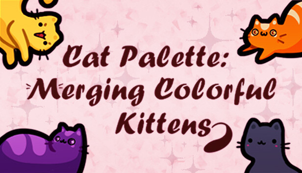 Cat Palette: Merging Colorful Kittens Steam capsule image